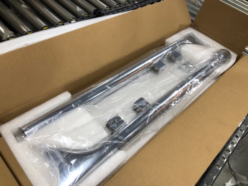 Photo 3 of 33" fishtail Slip On Mufflers for Harley Touring Models 17-UP stock head pipes,Such as Road King, Street Glide, Ultra Limited.
