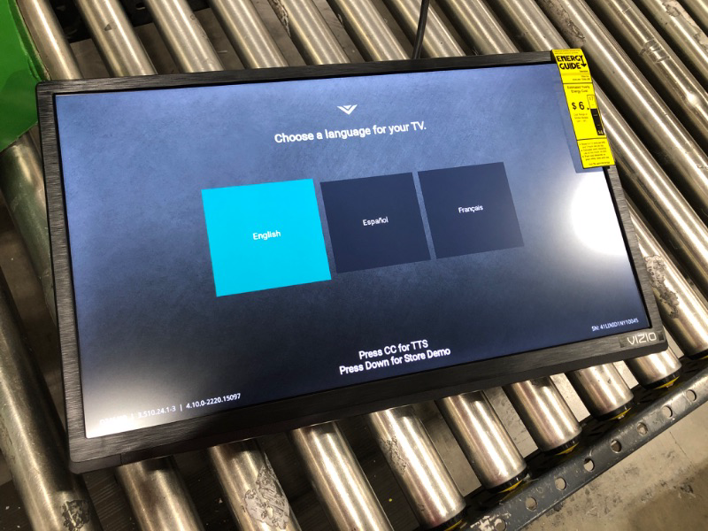 Photo 1 of VIZIO 24-inch D-Series Full HD 1080p Smart TV with Apple AirPlay and Chromecast Built-in, Alexa Compatibility, D24f-J09, 2022 Model 24 in 1080p Bezel