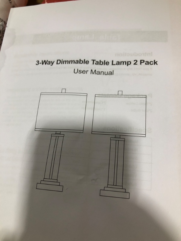 Photo 1 of 3-WAY DIMMABLE LAMP