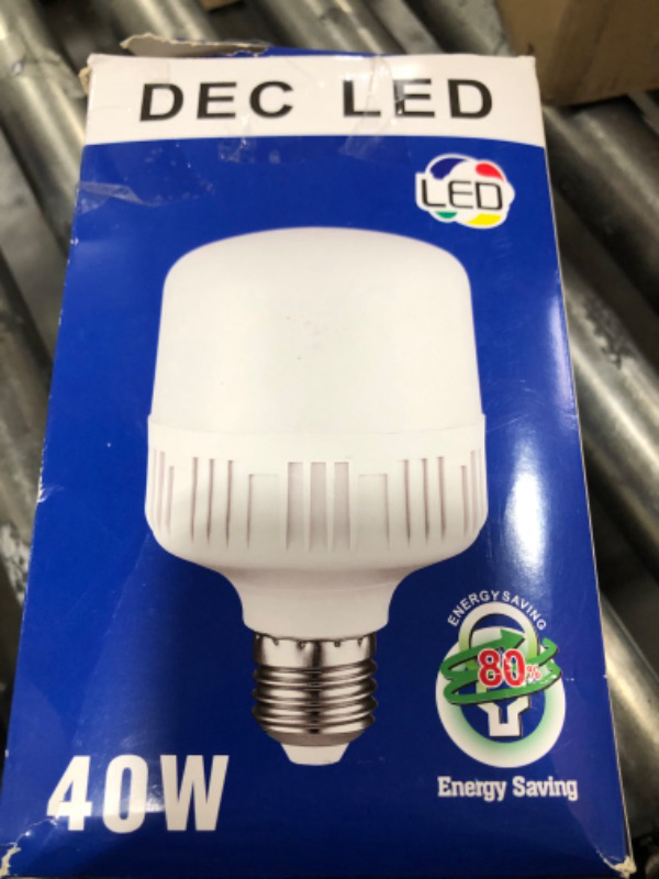 Photo 1 of 2 PACK 6500K 40W LED LIGHTBULB