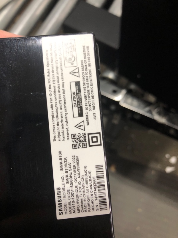 Photo 1 of SAMSUNG HW-B57 B-Series 4.1ch Soundbar W/Dolby Audio/DTS Virtual X, Game Mode, Wireless Bluetooth TV Connection, Rear Speaker Kit & Subwoofer Included