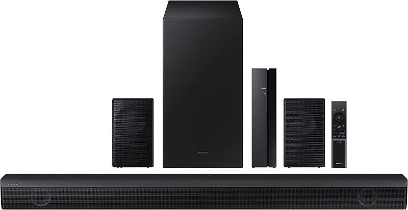 Photo 1 of SAMSUNG HW-B57 B-Series 4.1ch Soundbar W/Dolby Audio/DTS Virtual X, Game Mode, Wireless Bluetooth TV Connection, Rear Speaker Kit & Subwoofer Included