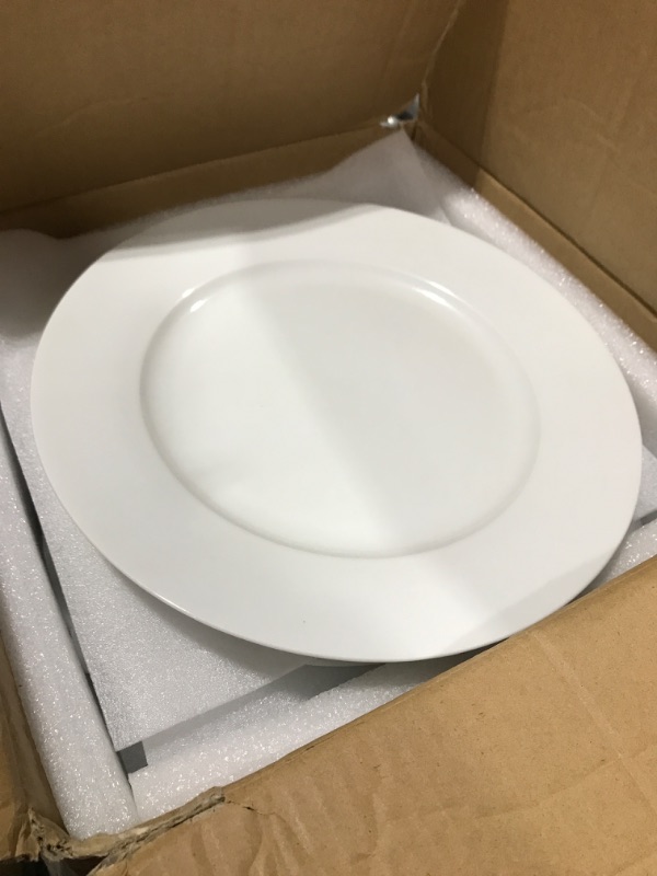 Photo 2 of 10.5" Catering Round Dinner Plate, Set of 12---some are dirty 
