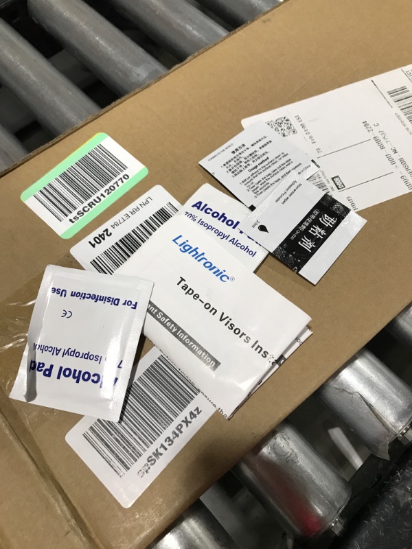 Photo 3 of Lightronic WV94974 Tape-on Side Window Visor Deflector Rain Guard, Dark Smoke Shatterproof, 4-Pieces Set for 2015-2022 Ford F-150, F-150 Raptor & 2017-2022 F-250 to F-550 Super Duty with SuperCab