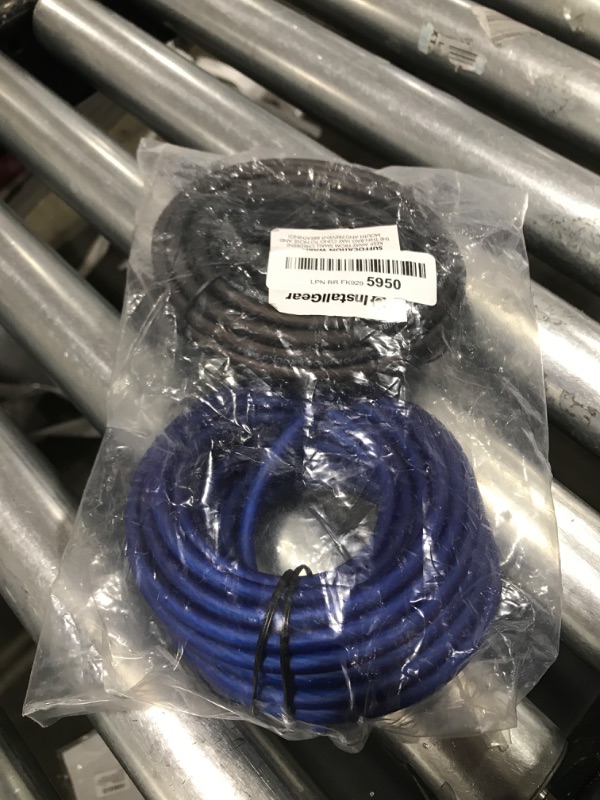 Photo 2 of InstallGear 8 Gauge Wire (50ft) Copper Clad Aluminum CAA - Primary Automotive Wire, Car Amplifier Power & Ground Cable, Battery Cable, Car Audio Speaker Stereo, RV Trailer Wiring Welding Cable 8ga 50ft - Black/Blue