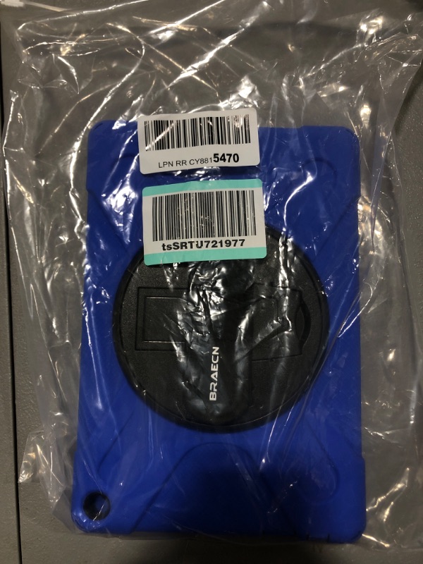 Photo 1 of BRAECN Case for Amazon Fire HD 10 11th Generation 2021 / Amazon Fire HD 10 11th Generation 2021 , Heavy Duty Kids Case with Hand Strap, Kickstand and Shoulder Strap for Fire HD 10 2021 Tablet-Blue