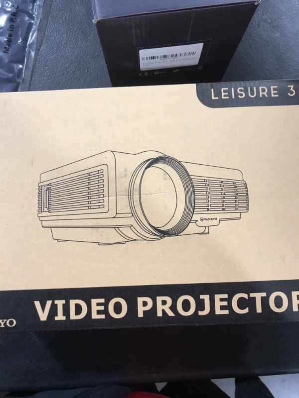 Photo 2 of Leisure 3 Mini Projector, 1080p and 170'' Display Supported, Portable