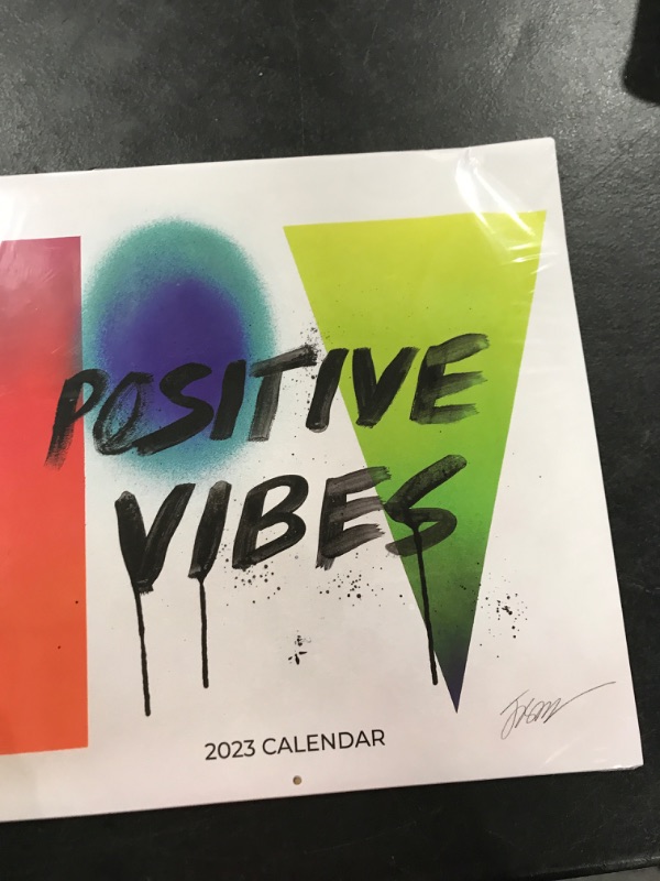 Photo 2 of Turner Licensing, Positive Vibes 2023 Wall Calendar