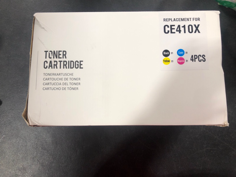 Photo 2 of LEMERO Remanufactured Toner Cartridge Replacement for HP 312A 312X CF380X CF380A CF381A CF382A CF383A to use with Color Laserjet Pro MFP M476nw M476dn M476dw (Black Cyan Magenta Yellow, 4-Pack)--