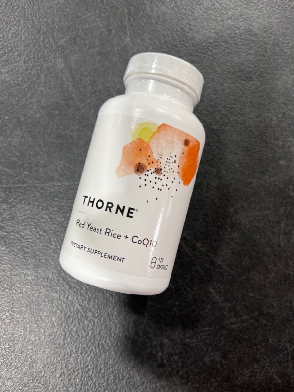 Photo 1 of Thorne Red Yeast Rice + CoQ10 - Maintain Healthy Cholesterol Levels and Supports Cardiovascular Health - Gluten-Free, Dairy-Free - 120 Capsules