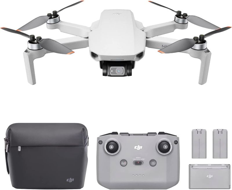 Photo 1 of DJI Mini 2 Fly More Combo – Ultralight Foldable Drone, 3-Axis Gimbal with 4K Camera, 12MP Photos, 31 Mins Flight Time, OcuSync 2.0 10km HD Video Transmission, QuickShots, Gray
