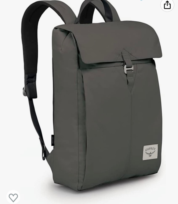 Photo 1 of Osprey Arcane Flap Laptop Backpack, Stonewash Black