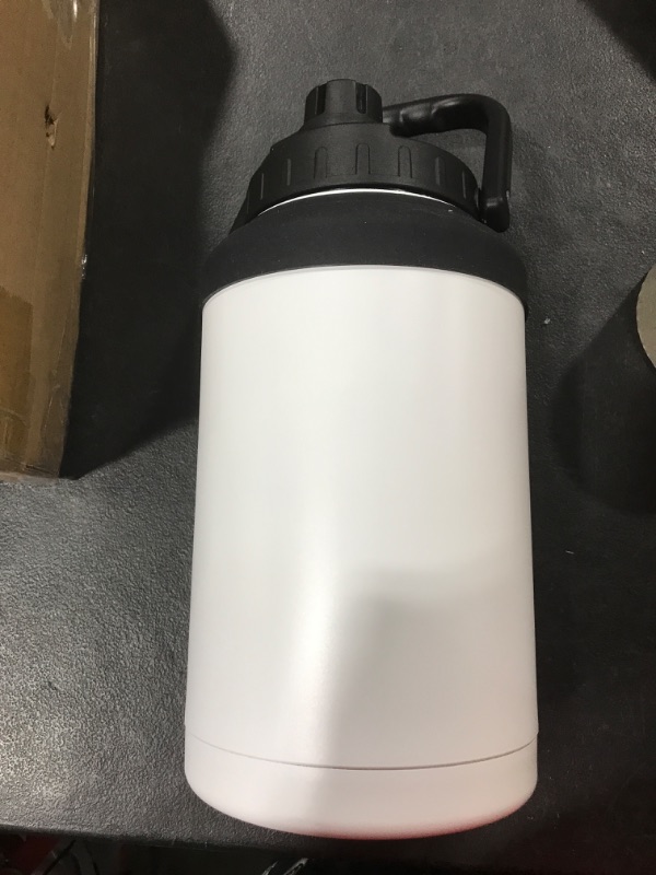 Photo 1 of 128 oz water bottle white