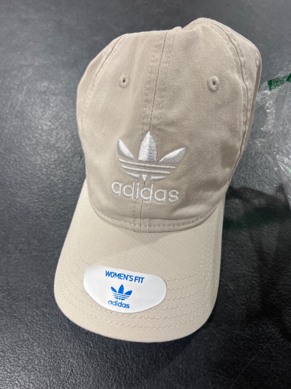 Photo 2 of adidas Originals Women's Originals Relaxed Strapback One Size Khaki/White