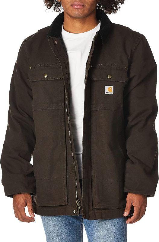 Photo 1 of Carhartt Men's Full Swing Relaxed Fit Washed Duck Insulated Traditional Coat 2XL
