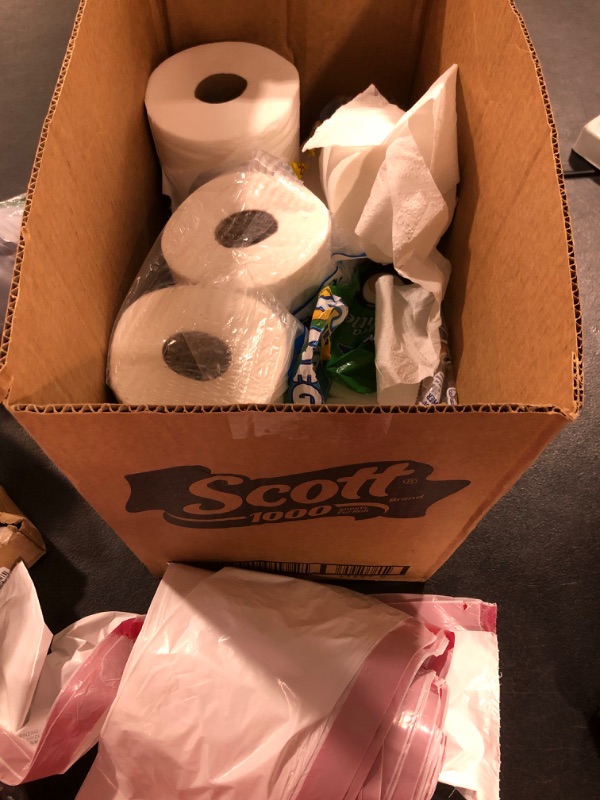 Photo 1 of 11 ROLLS OF SCOTT TOILET PAPER AND GARBAGE BAGS 