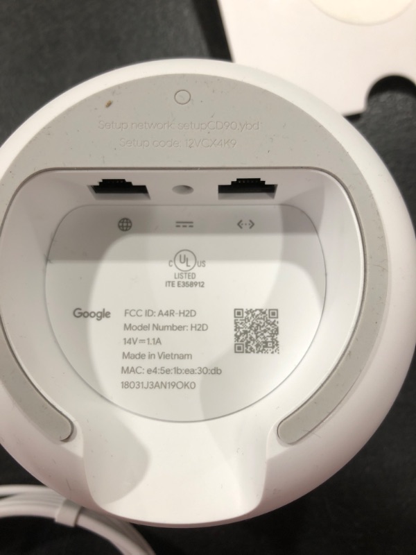 Photo 3 of Google Nest Wifi -  AC2200 - Mesh WiFi System -  Wifi Router - 2200 Sq Ft Coverage - 1 pack Router Only One Pack