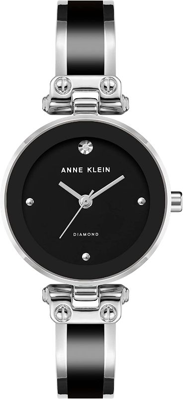 Photo 1 of Anne Klein Women's Genuine Diamond Dial Bangle Watch
