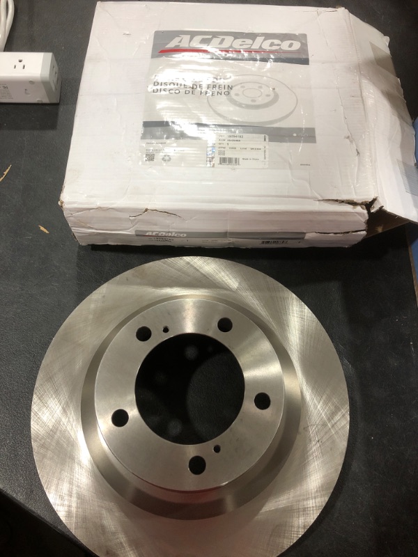 Photo 2 of ACDelco Silver 18A2548A Front Disc Brake Rotor