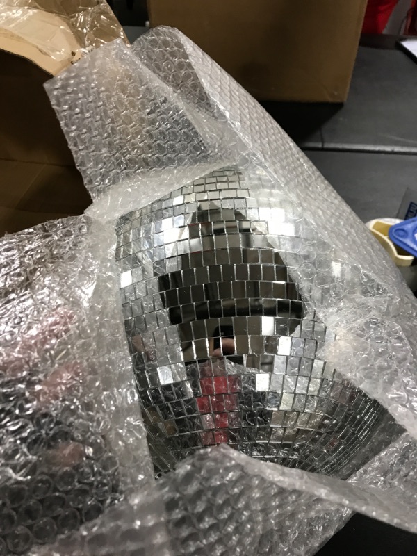 Photo 2 of 12 Inch Mirror Disco Ball Hanging 