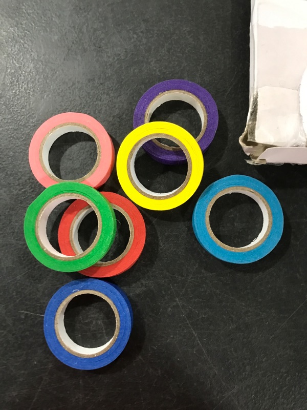 Photo 2 of 8PCS Colored Masking Tape 