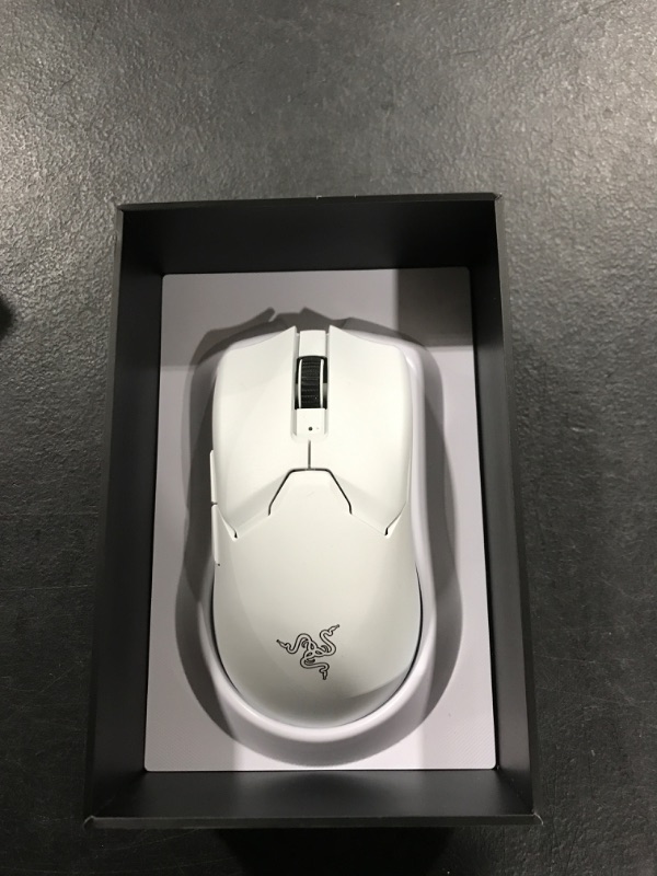 Photo 2 of Razer Viper V2 Pro HyperSpeed Wireless Gaming Mouse: 59g Ultra-Lightweight - Optical Switches Gen-3 - 30K Optical Sensor - On-Mouse DPI Controls - 80hr Battery - USB Type C Cable Included - White