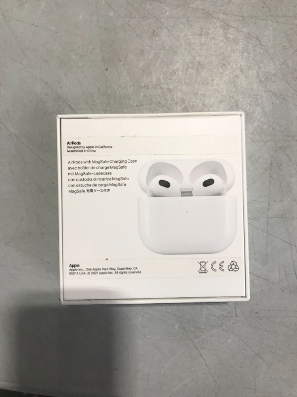 Photo 3 of Apple AirPods with MagSafe Wireless Charging Case (3rd Generation)