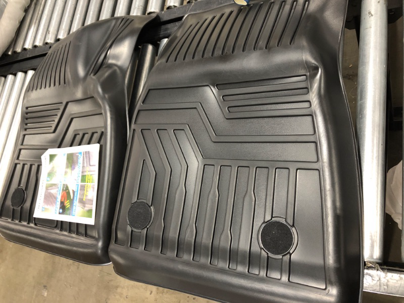 Photo 2 of (6 Pack) Tesla Model Y Floor Mats 2023 2022 2021 2020 3D Full Cover Front Rear Trunk Mats Custom Fits Floor Liners for Tesla Model Y Accessories All-Weather Protect Rear Cargo Liner Mats Model Y ?6 Pack?Floor+Cargo+Trunk Mats