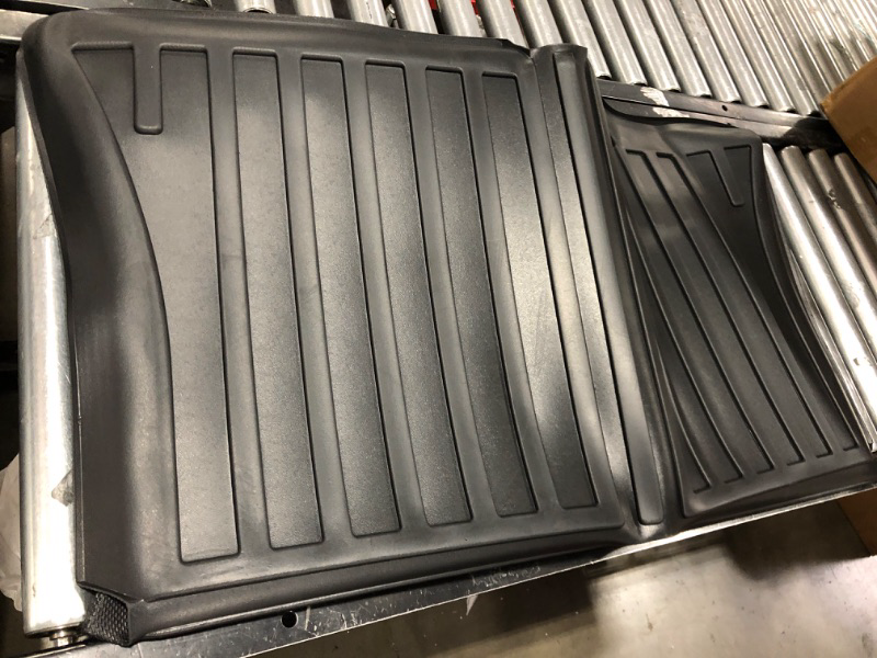 Photo 3 of (6 Pack) Tesla Model Y Floor Mats 2023 2022 2021 2020 3D Full Cover Front Rear Trunk Mats Custom Fits Floor Liners for Tesla Model Y Accessories All-Weather Protect Rear Cargo Liner Mats Model Y ?6 Pack?Floor+Cargo+Trunk Mats