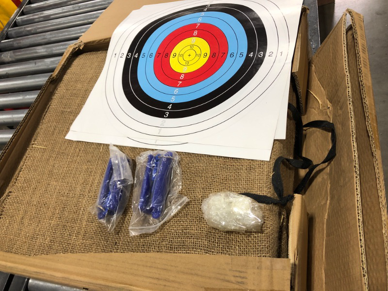 Photo 2 of Aimdor Archery Target Heavy Duty Target 20”Solid Straw Target Laminated Arrow Target Archery Target Square Target Practice Target for Compound Bow Crossbow and Recurve Bow