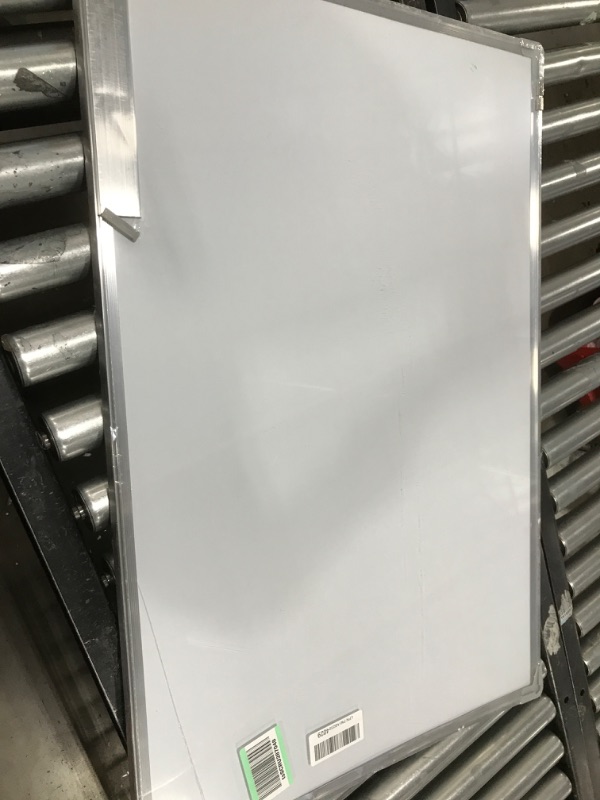 Photo 2 of NEWPUTE 36 "X24" Magnetic Dry Erase Board, Silver Aluminum Frame Whiteboard, for Fo 24''x36'' Magnetic