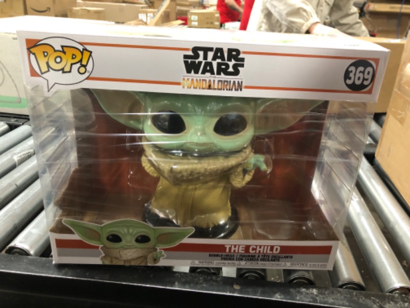 Photo 2 of Funko Pop! Star Wars: The Mandalorian - The Child, 10" Super Sized Pop! 10 inches