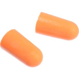 Photo 1 of 3M 7100099847 NRR 29dB Single Use Foam Earplugs - Uncorded Orange (Box of 200 Pairs)