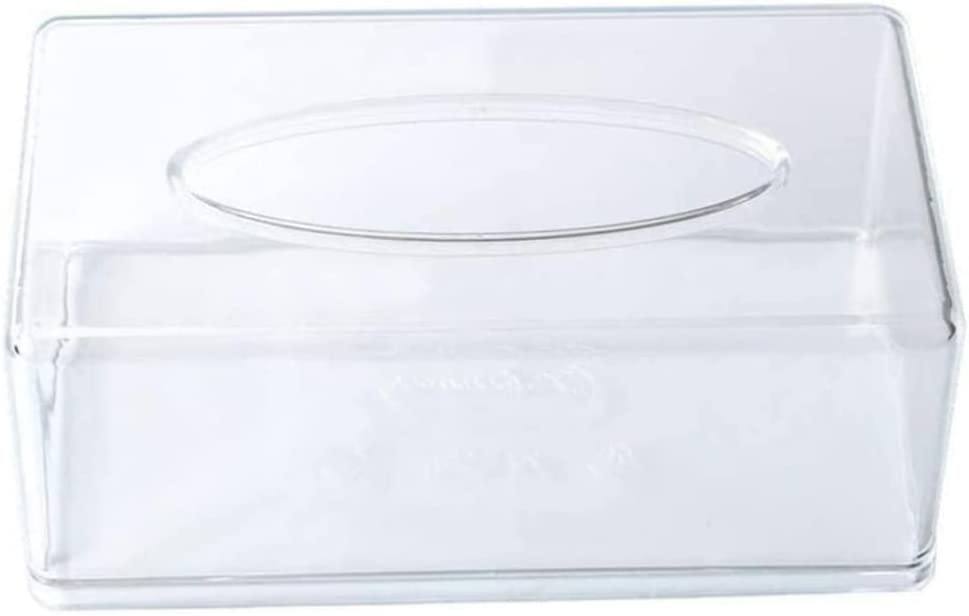 Photo 1 of  1PC Transparent Tissue Box Napkin Dispenser Tissue Holder Living Room Home Paper Organizer