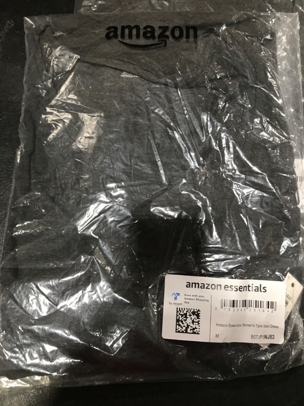 Photo 1 of Amazon Essentials Women's Tank Maxi Dress Rayon Blend Charcoal Heather Medium