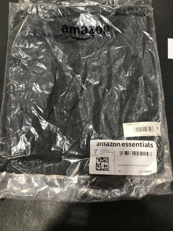 Photo 1 of Amazon Essentials Women's Swing Tank (Available in Plus Size) Rayon Blend Charcoal Heather X-Small
