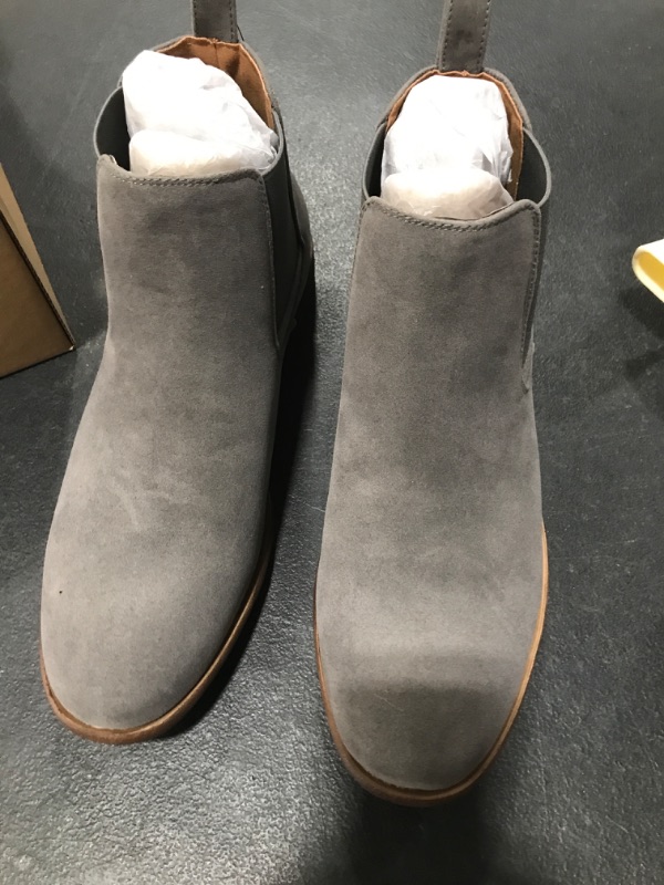 Photo 1 of  Men's Suede Chelsea Boots With Elastic Size 9
