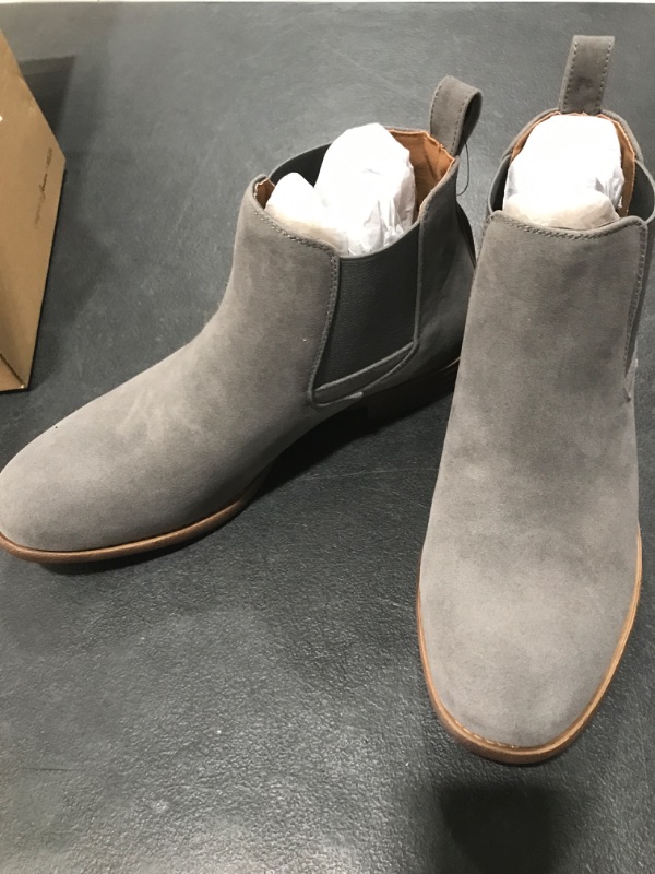 Photo 2 of  Men's Suede Chelsea Boots With Elastic Size 9