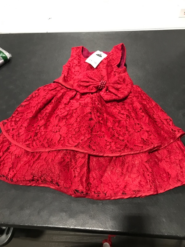 Photo 2 of 0-2T Big Bowknot Toddler Baby Girls Photo Shoot Pageant Party Lace Dress 18-24 Months