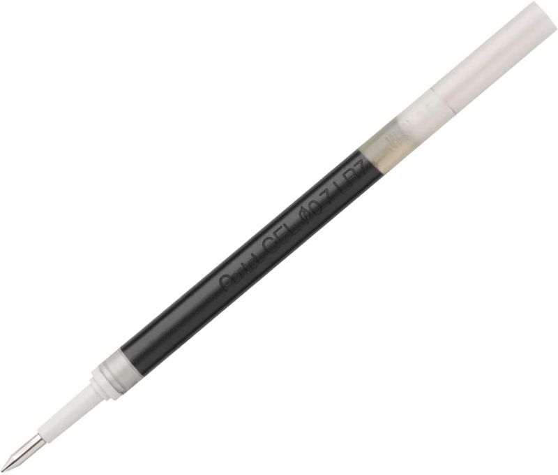 Photo 1 of Amazon Basics Gel Pen Refills (0.7mm), Bullet Tip, Black Ink, 48 Pack
