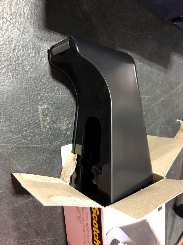Photo 2 of Scotch Desktop Tape Dispenser Black