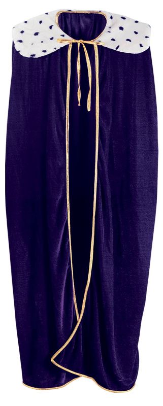 Photo 1 of Adult King/Queen Robe (purple) Party Accessory (1 count) 
