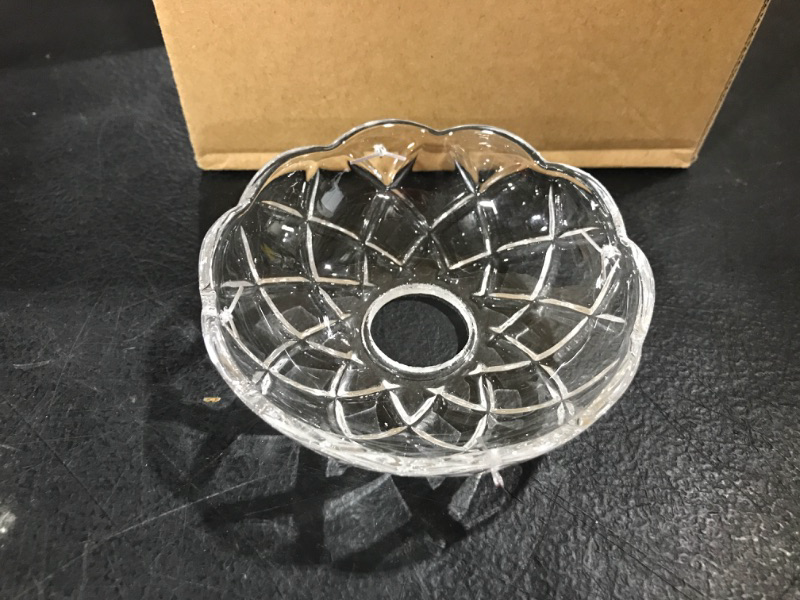 Photo 1 of 3 pcs- Glass Dishes with Hole in bottom