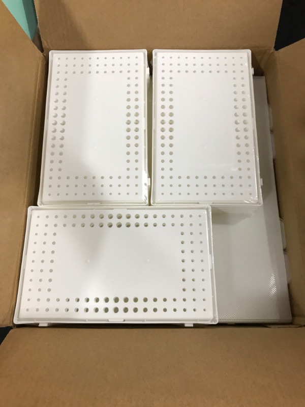 Photo 1 of 12 pk of Stackable Shoe Boxes- White