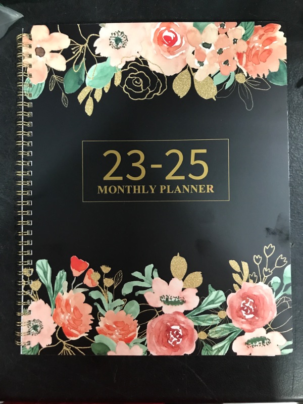 Photo 1 of 2023-2025 Monthly Planner - 2 Year Monthly Planner from July 2023 - June 2025, 9" x 11", Monthly Planner 2023-2025 with Monthly Tabs, Flexible Cover, Two-Side Pocket, Perfect Organizer
