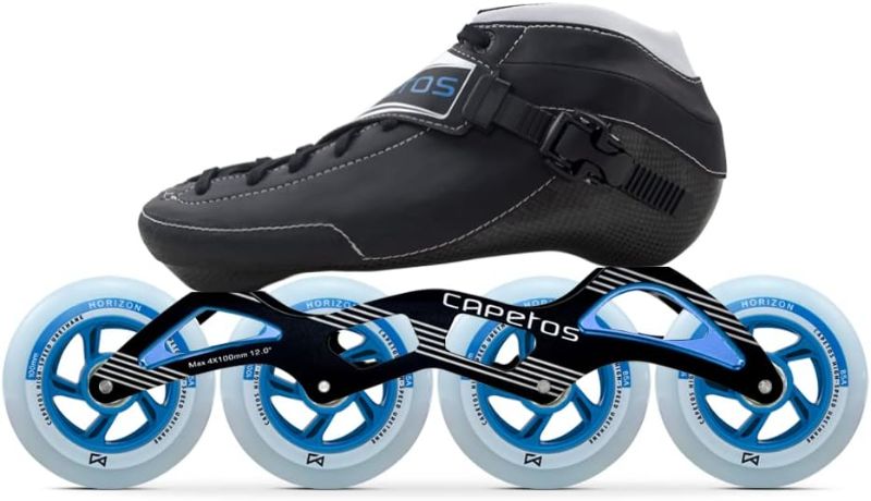 Photo 1 of [Size 8] Capetos - Speed Inline Racing Skates - Carbon Fiber Composite Speed Skate for Men, Women, and Kids - Indoor/Outdoor Skating
