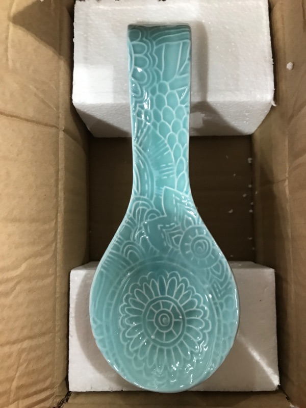Photo 1 of Ceramic Spoon Rest- Blue