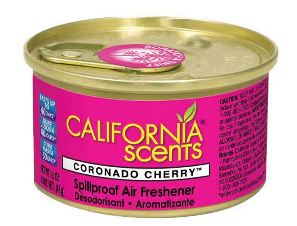 Photo 1 of 2 Pack- California Scents Spillproof Organic Air Freshener, Fragrance for Home Office Car, 1.5 Ounce Canister (Coronado Cherry)