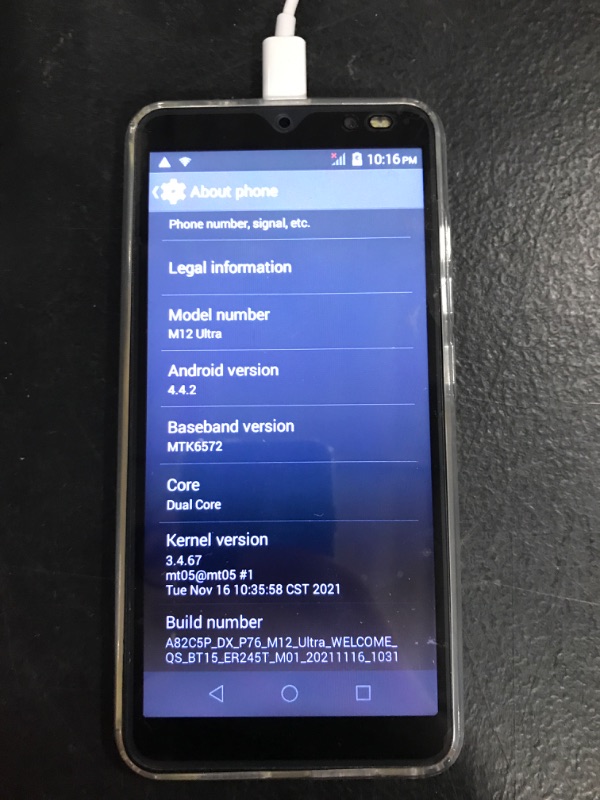Photo 1 of M12 Ultra 6.82 In Phone 6GB 128GB Memory 4G 5MP Front 16MP Rear Camera Kit
