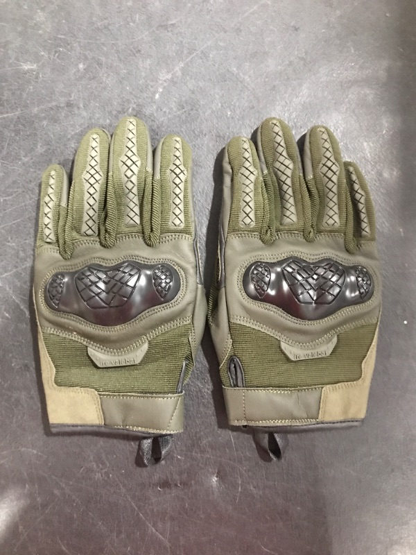 Photo 1 of [Size XL] Motorcycle Gloves- Green